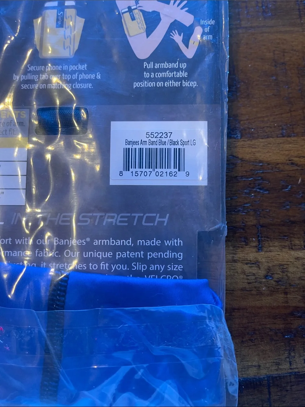 Sprigs Banjees Armband in Blue - Stretch Technology (Men Accessories)
